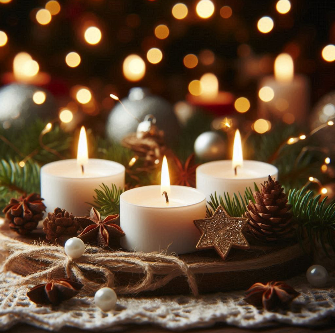 HOLIDAY SOY TEA LIGHTS