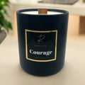 BLACK CERAMIC 12oz CANDLE