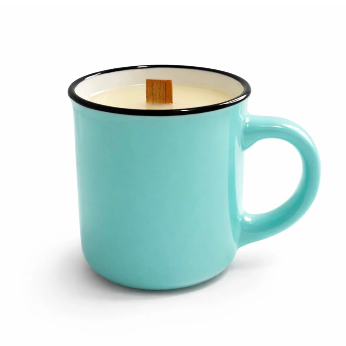 Mini Ceramic Camp Mug Candle · 5 oz