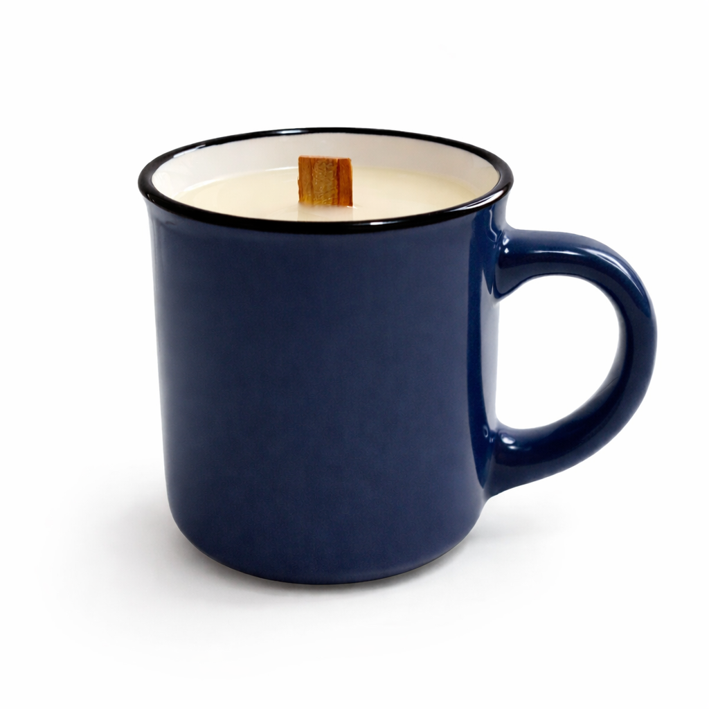 Mini Ceramic Camp Mug Candle · 5 oz