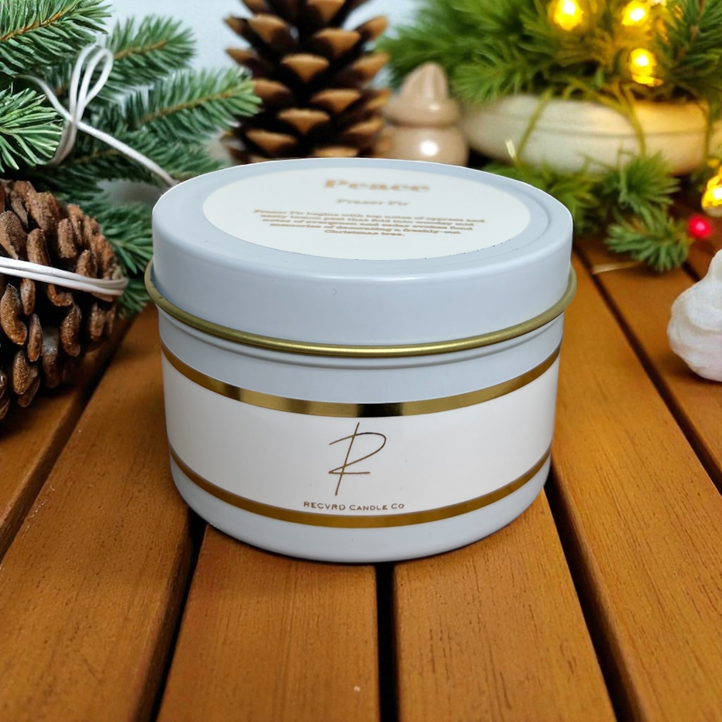 HOLIDAY 4oz TIN CANDLE
